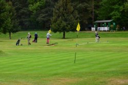 Whiteley Village Golf Course with Clubhouse Wallpaper