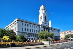 Barnsley Town Hall View Wallpaper