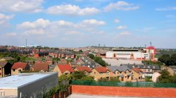 Oakwell Football Stadium and the Metrodome Wallpaper