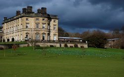 Bretton Hall View with a Stormy Sky Wallpaper