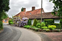 The Old Forge at East Clandon, Replete with Wisteria Wallpaper