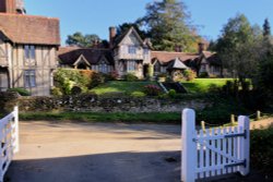 The Alms Houses at St Mary's Chapel in Church Town Godstone Wallpaper