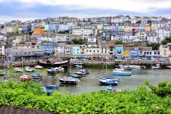 Classic View of Brixham Wallpaper