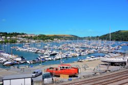 Kingswear Marina and Boat Repairs on the River Dart Wallpaper