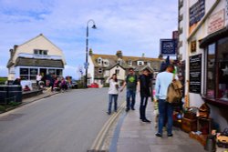 A Top Cornish Tourist Attraction, Tintagel is Constantly Busy Wallpaper