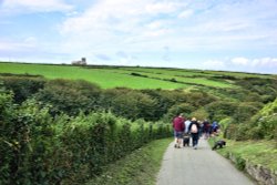 To Reach Tintagel Castle Walk Down the Vale of Avalon Wallpaper