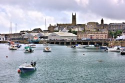 First View of Penzance Quay Wallpaper