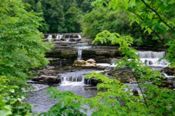 Aysgarth Upper Falls Wallpaper