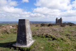 Trig near RogersTower, Cornwall Wallpaper