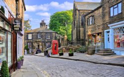 The Black Bull at Haworth Wallpaper