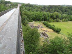 Pontcysyllte aquaduct Wrexham Wales