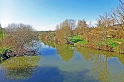 The River Medway at Barming, Maidstone Wallpaper