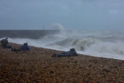 This Storm was gusting at 60mph, Making it Difficult to Photograph Wallpaper