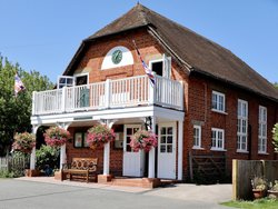 Village Hall and Cricket Clubhouse at Littlewick Green Wallpaper