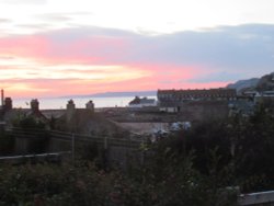 Sunset West Bay, Dorset Wallpaper