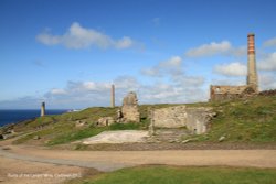 Ruins at Levant Mine Wallpaper