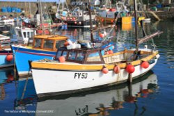 The harbour at Mevagissey Wallpaper