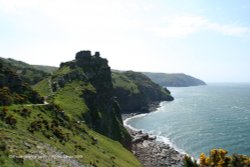 Cliff walk near Valley of Rocks Wallpaper