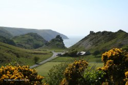 The Valley of Rocks Wallpaper