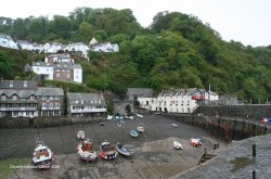 Clovelly harbour Wallpaper