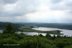 Kielder Water in the evening Wallpaper