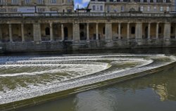 The Pulteney Weir, Bath Wallpaper