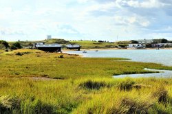 Sinah Peninsular Saltmarsh View on Hayling Island Wallpaper