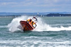 Hayling Island Rescue Boat Speed and Handling Demonstration Wallpaper