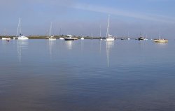 Sailing Boats at Brancaster Staithe Wallpaper