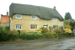 East Coker, Somerset, cottage Wallpaper