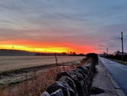 Sunrise at Cudworth Wallpaper