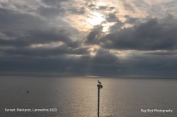 Sunset, Blackpool, Lancashire 2023 Wallpaper