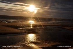 Sunset, Blackpool, Lancashire 2023 Wallpaper