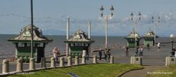 Shelters on Promenade, Blackpool, Lancashire  2023 Wallpaper