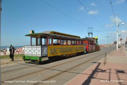 Train Tram, Blackpool, Lancashire 2023 Wallpaper