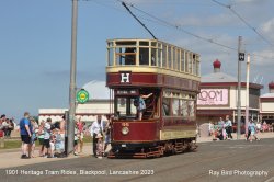 1901 Heritage Tram Rides, Blackpool, Lancashire 2023 Wallpaper