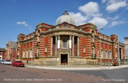 Central Library & Art Gallery, Blackpool, Lancashire 2023 Wallpaper