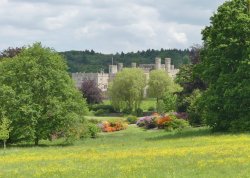 Leeds Castle From The Public Footpath Wallpaper