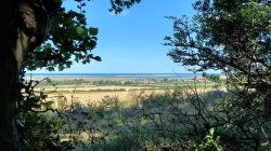 View of the Sea At Brancaster from Barrow Common Wallpaper