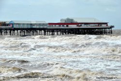 Stormy Sea, Blackpool, Lancashire 2024 Wallpaper