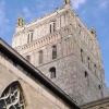 Tewkesbury Abbeys norman tower