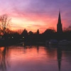 Sunset over Abingdon