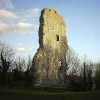 The last remaining tower of Bramber Castle, West Sussex