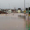 Picture of Caldugate in Carlisle during the flood of Jan 2005