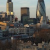 Tower of London with london city backdrop