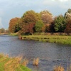 Autumn, River Ribble between West Bradford and Grindleton, Lancashire