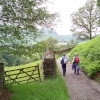 Walking in the Langdale Valley, Cumbria in June