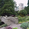 Church and Coronation Gardens, Waddington, Lancashire
