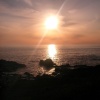 Sunset over Godrevy, Cornwall - Aug 2005