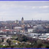 View of Wakefield from Sandal Castle, West Yorkshire